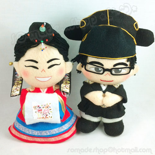 ตุ๊กตาแต่งงาน - ชุดแต่งงานแบบเกาหลี